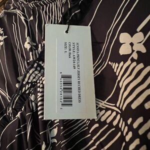 Sea New York Sunniva Printed Jersey Ruched Dress